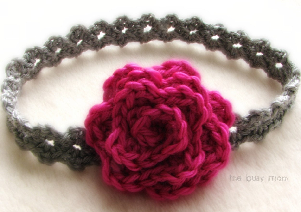 CROCHET Headband PATTERN - "Elegance" - All sizes included - Beginner - PDF 301 - Sell what you Make