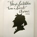 LETTERPRESS ART PRINT-Things forbidden have a secret charm. Tacitus