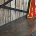 Handmade scrap metal and wood industrial style table, console, liquor table