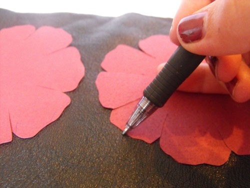 Peony flower tutorial. Leather flower PDF pattern tutorial