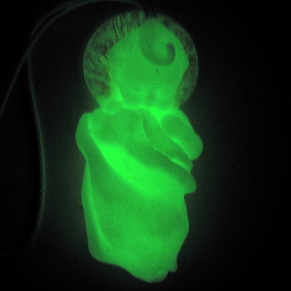 GLOW with GOD - Glow in the Dark Baby JESUS Soap on a Rope - Baby Powder Scent - Vegan