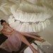 SALE White Tulle Pure Princess Garter with Rhinestones