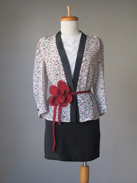 80s Bloom Whimsical Charm Dress //// whit free gift /////