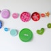 DIY Button Banner Garland Printable PDF Project
