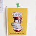 Illustration Kitchen Print Friendship & Teacups - SMALL
