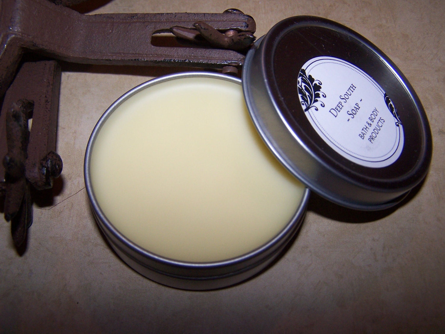 SALE New Style Strawberry Champayne Lotion Bar in a Handy Tin
