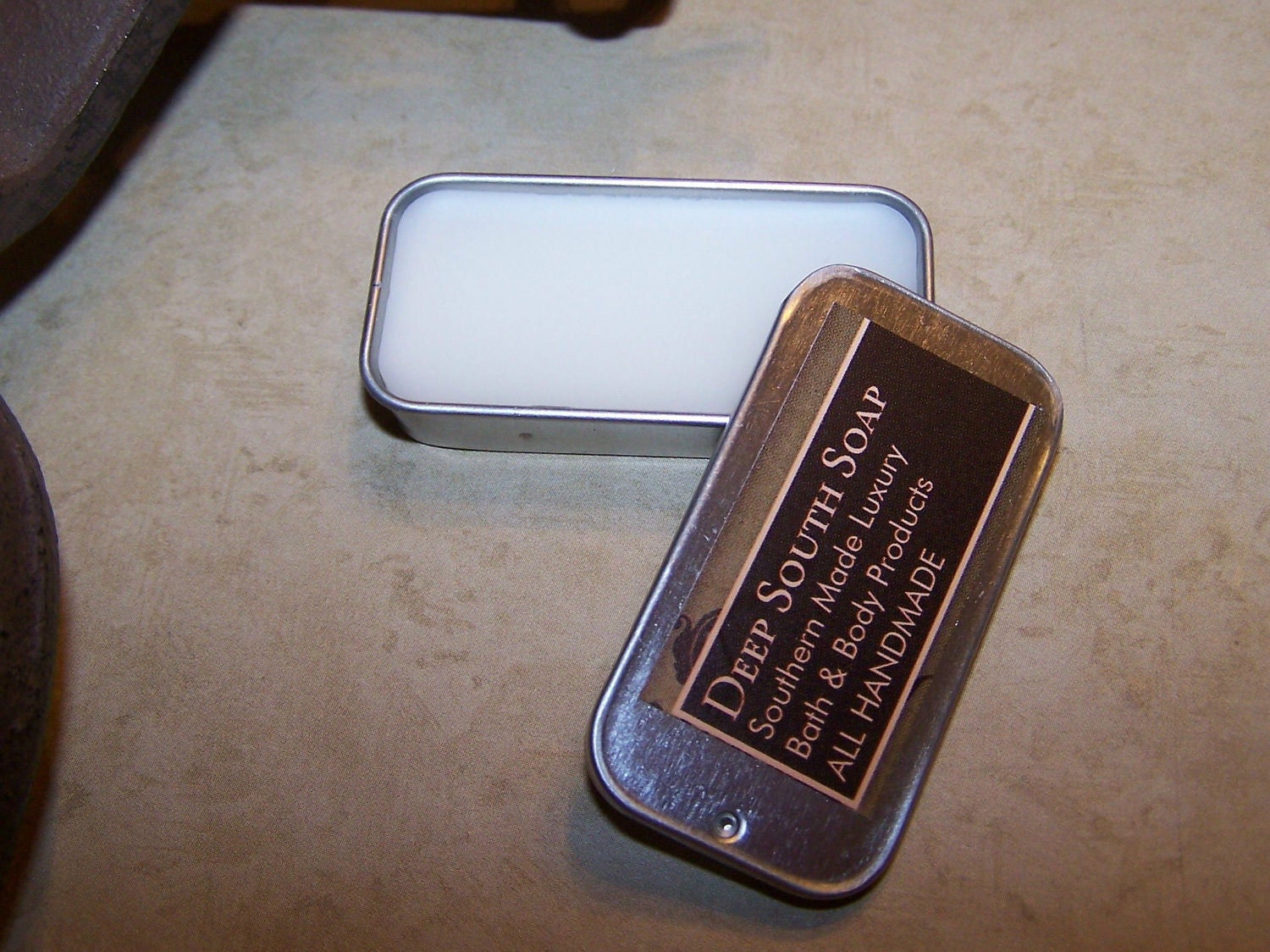 SALE Deeply Scented, Natural Handmade Solid Perfume in Cherry Almond