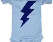 Lightning Bolt T-Shirt or Onesie - You Choose Colors and Size