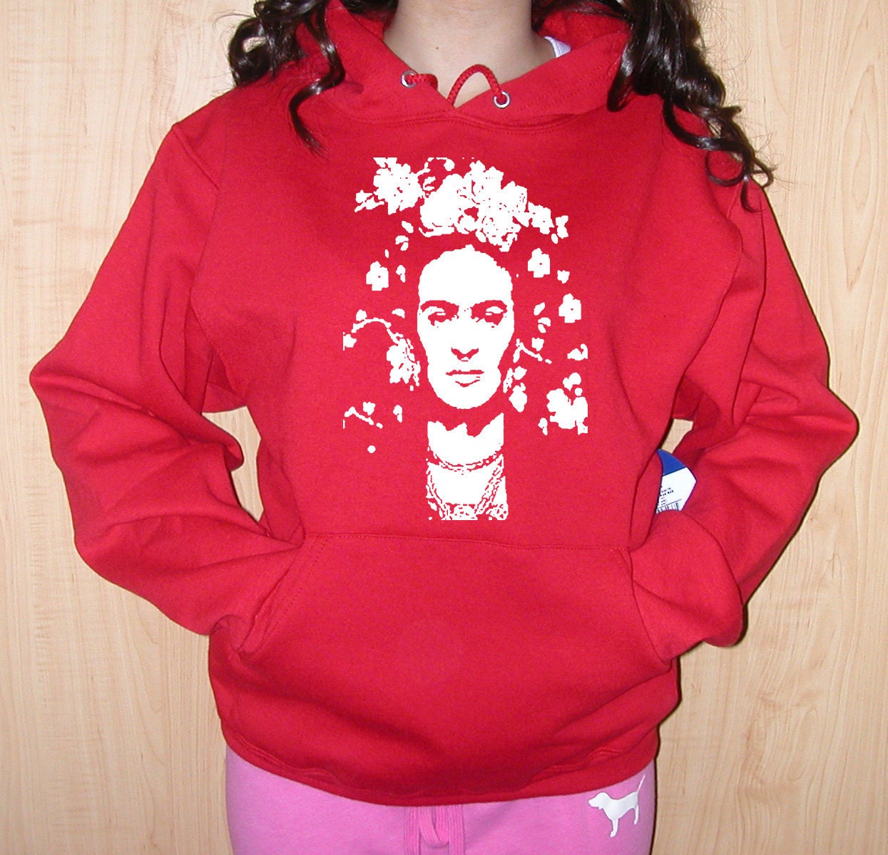 Frida Kahlo Hoodie Sweatshirt Size Small, Medium, Large or XL Extra Large