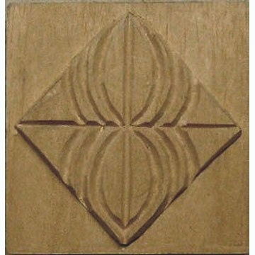 Oshiwa Printing Stamp, Tribal, 2.5''x 2.5'', Item 12-6