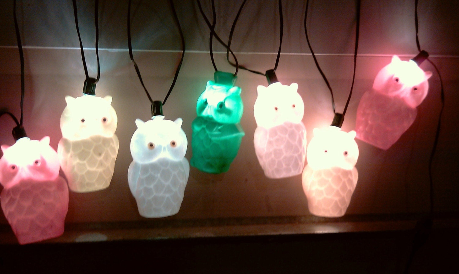 Items similar to Vintage Owl Camper Lights on Etsy