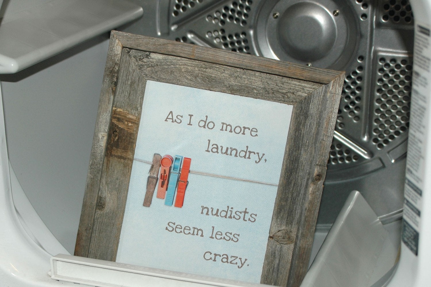 Laundry and Nudists 8"x10" Art Print