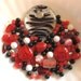 Beads a Plenty, Lampwork Howlite Cloisonne Black Swan Glass Red