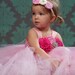 Pink Bubble Gum Couture Flower Girl Tutu Dress