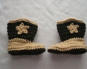 Infant Baby Girl Boy Cowboy Boots Booties - Available in Newborn to 12 months - your choice color OFG team team madcap