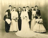 Vintage Large Wedding Picture