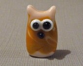 Tabitha-Lampwork glass Cat bead-HANDMADE-SRA-OOAK-