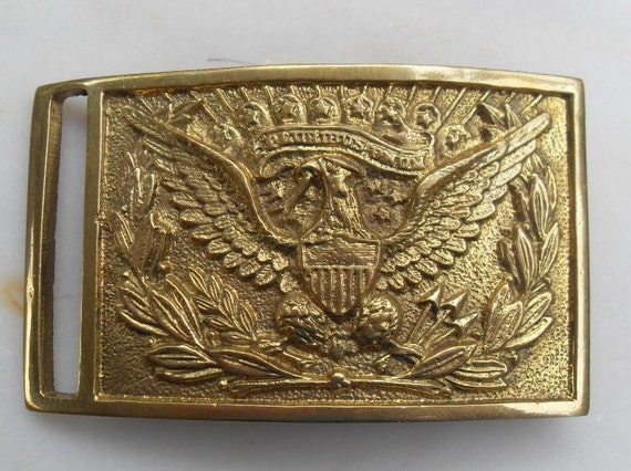 Union Army Belt Buckle Reproduction Civil War Steam By Grammasjunk