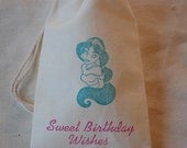 10 Jasmine from Aladdin Disney Princess Party Organic Muslin Cotton Favor Gift Bags 4x6 Il_170x135