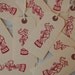 25 Red Vintage Circus Elephant Manila Gift Hang Tags - large
