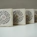Coaster Coffee Cup Confessions Mr. Darcy's proposal to Elizabeth Set of 4 Italian Stone Coasters