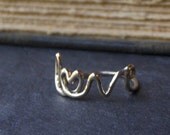 Solid 14K gold love heart ring. Any size yellow, Russian Red or white gold. Handmade by Sweet Clover on Etsy. Official TAG member & SRAJD