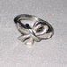 Vintage Avon Ring, Silver Bow