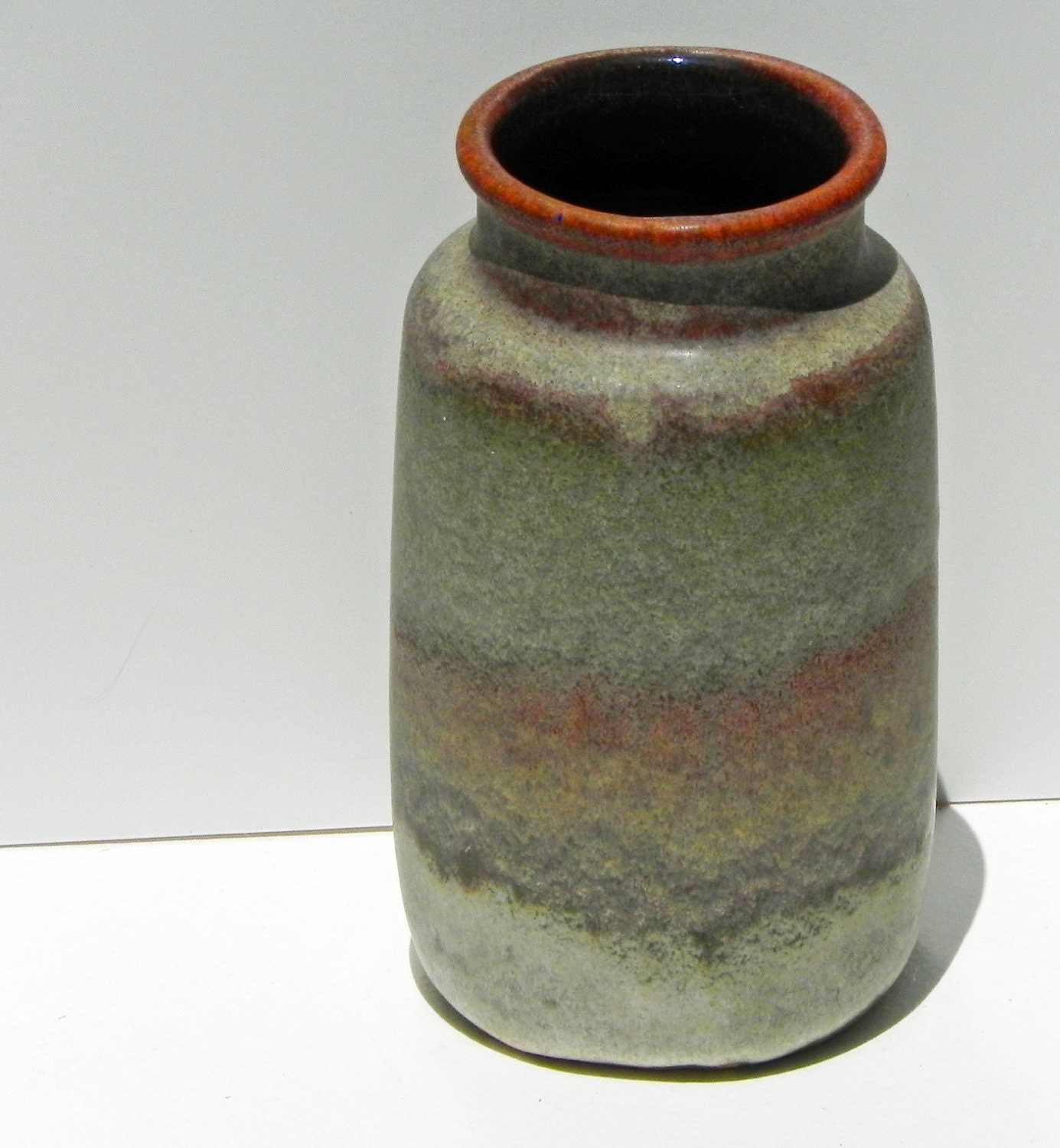 Mid Century West German Fat Lava Scheurich Vase on Etsy by EdibleComplex