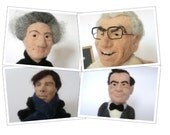 Custom Sculpture Bust needle felted collectible model OOAK soft wool sculpture