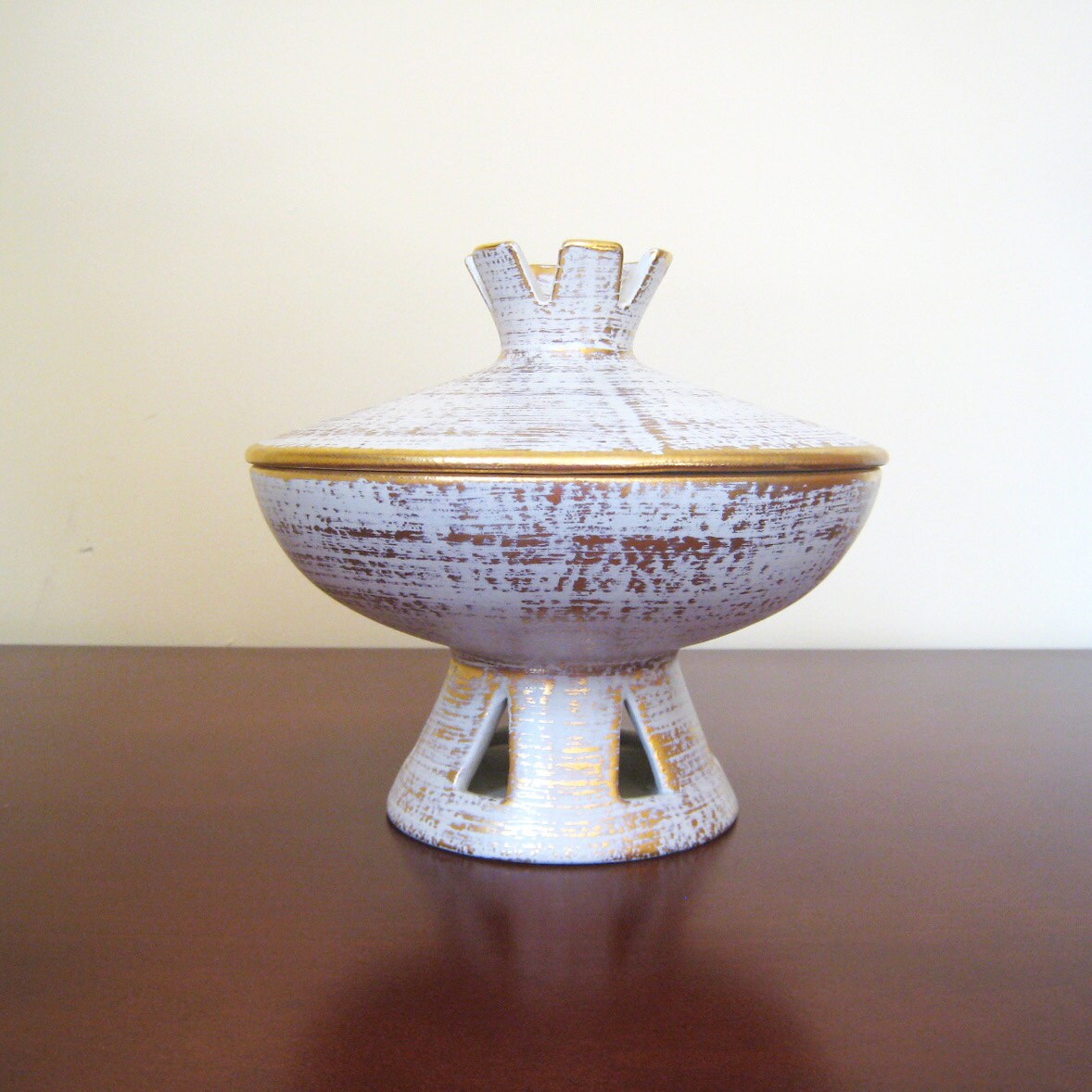 Royal Haeger Pottery Candy Dish 1960's by cozyattic on Etsy