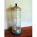 Vintage Barber Shop Glass Container, Barbicide, curiosity