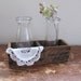 Pair of Vintage Milk Bottles, Rustic Farmhouse Decor