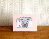 Camera Greetings card - Rebekahleigh