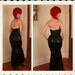 RESERVED 1950's Style Sequined Strapless Mermaid Gown - Satin Lined - Structural Boning - Sweetheart Bust & Low Back - VLV - Size M to L