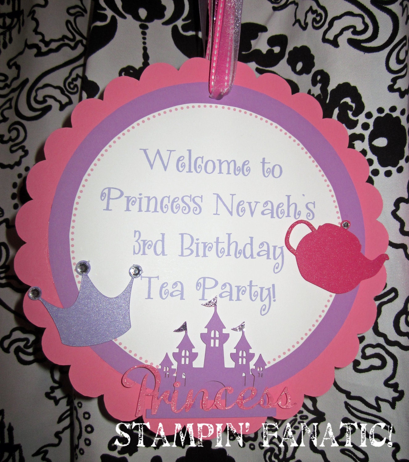 Princess Tea Party Collection: Door Sign. Tea Party Door Sign. Princess Door Sign. Princess Tea Party. Princess Tea Birthday. Il_170x135