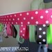 Ribbon Decor Wrap for High Chair: Custom made high chair wrap. Ribbon decor for high chair. High Chair Banner. Ribbon Banner.