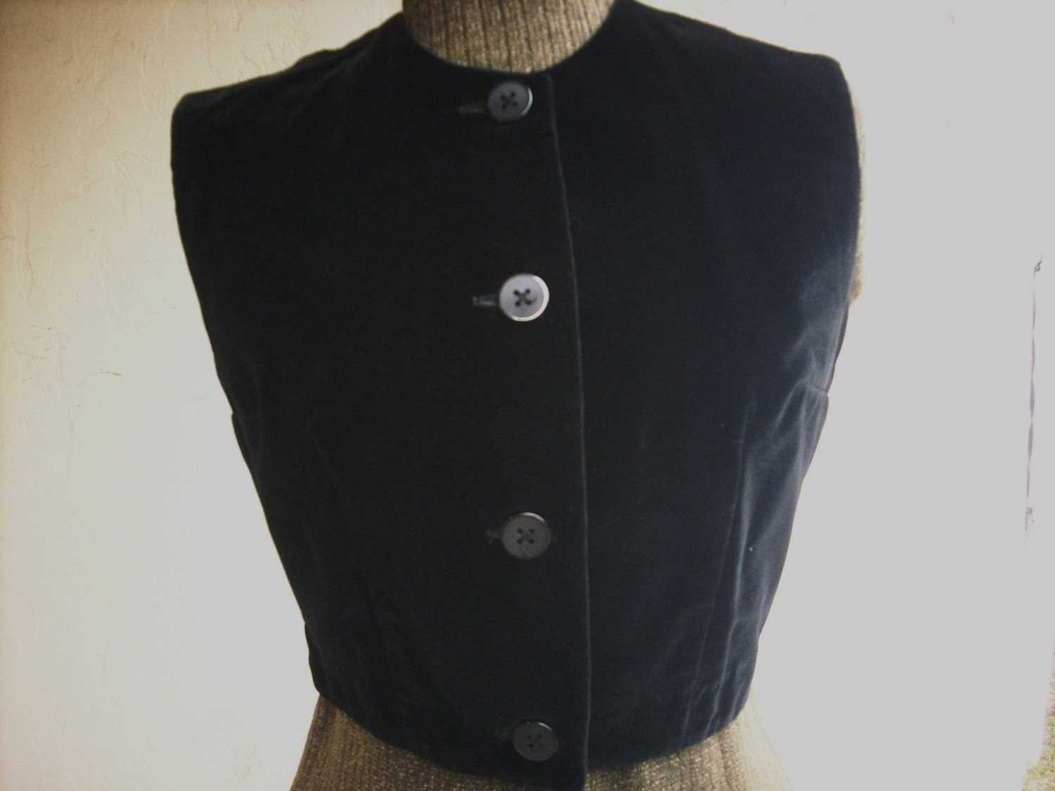 buttoned vest