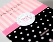 Paris Passport Party Invitation by FLIPAWOO - "Passport to Paris" Collection - Customized Printable File