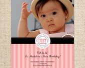 Paris Photo Birthday or Shower Invitation by FLIPAWOO - Customized Printable File