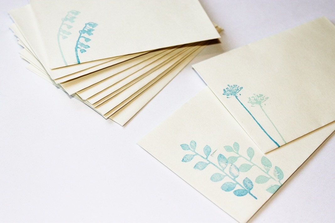 Floral Leaf Rubber Stamp for Patterns, Gift Wrap, Cards, Scrapbooking