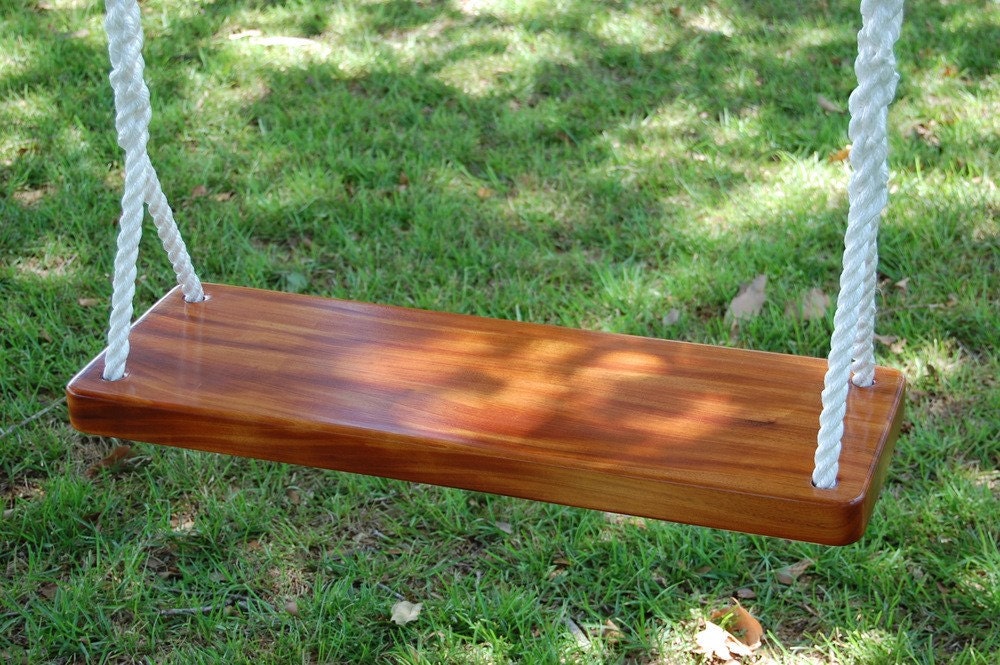 The Ultimate Tree Swing (without) hand carved  initial