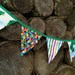 Fabric Bunting Banner - Made with Very Hungry Caterpillar Fabrics - TREASURY FEATURED