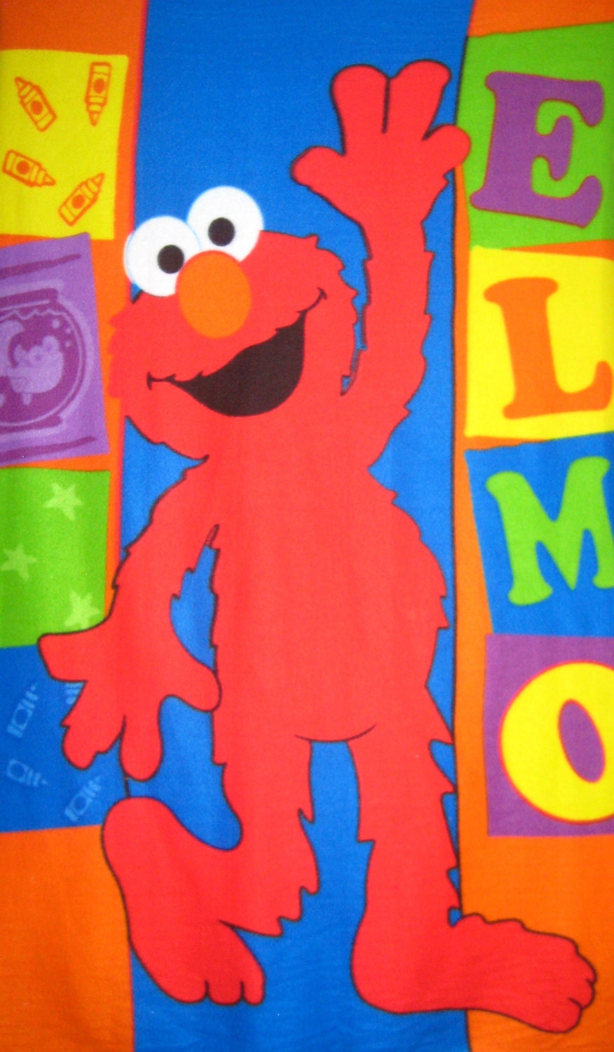 elmo fleece blanket