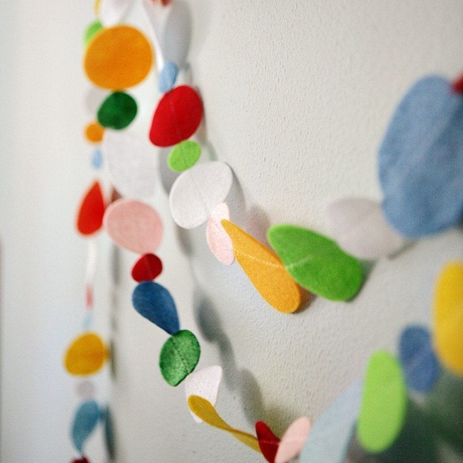 Fun Felt Garland - Multi Color - 20 ft