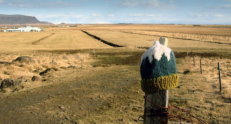 Warm GLACIER HAT from Icelandic wool