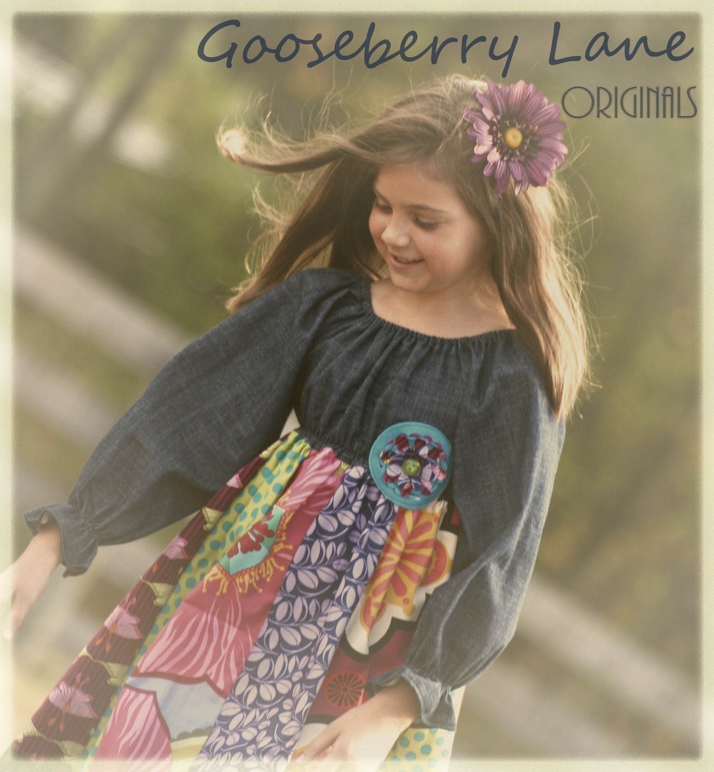 Gooseberry Lane Originals Maranda Fields Dress Size 12 18 2 3 4 5 6 7 8