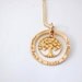 GOLD Tree OF LOVE Necklace - Hand Stamped Mother Child Mommy Necklace Grandmother