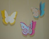 5 Hanging Butterflies You Pick the Colors
