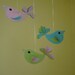 3 Hanging Birds You Pick the Colors
