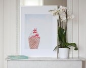 Ice Cream Sign Photography print, Paris France - 16 x 20 - Fine Art - French home decor wall art poster